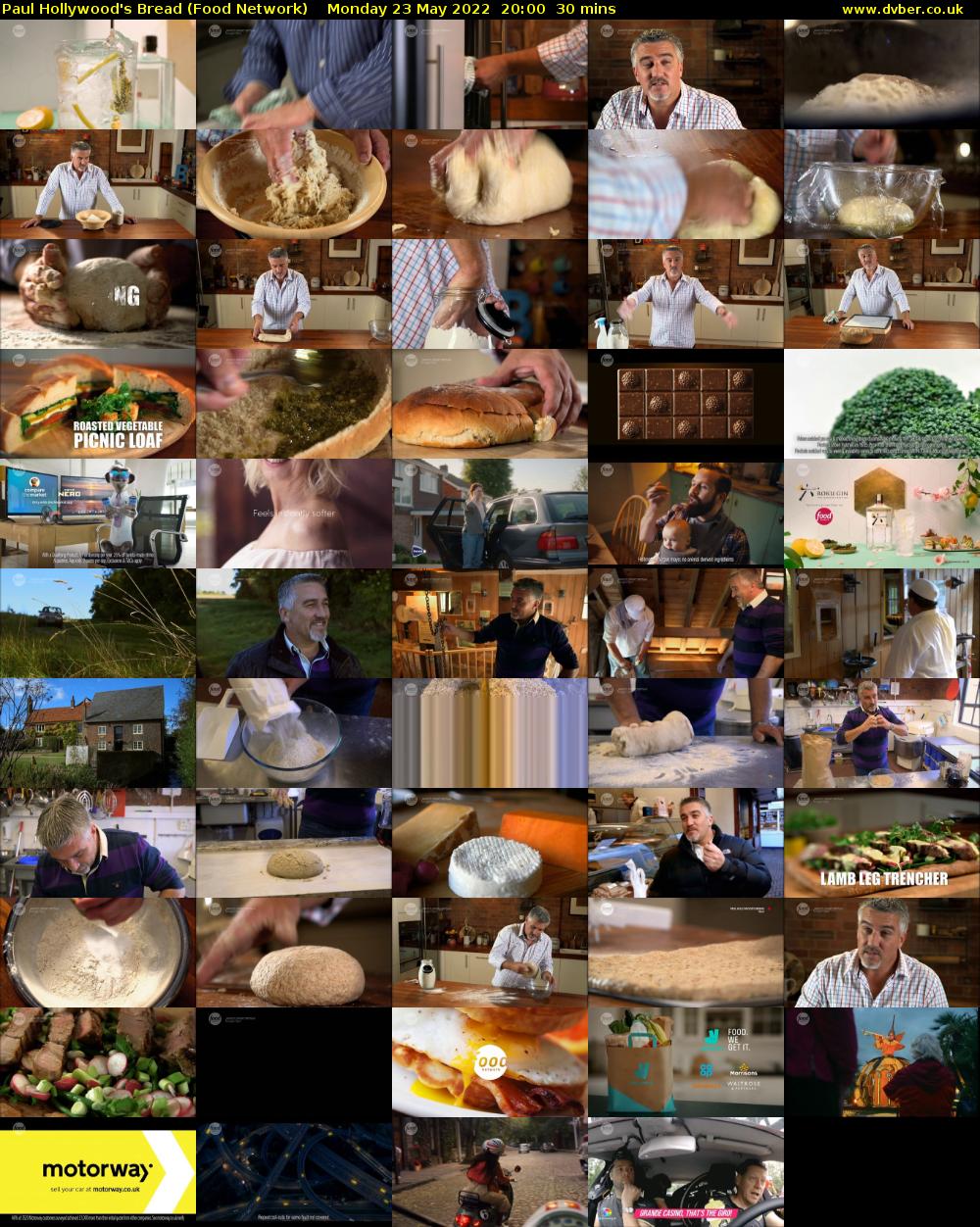 Paul Hollywood's Bread (Food Network) Monday 23 May 2022 20:00 - 20:30