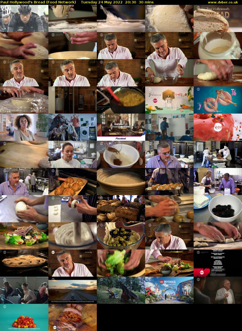 Paul Hollywood's Bread (Food Network) Tuesday 24 May 2022 20:30 - 21:00