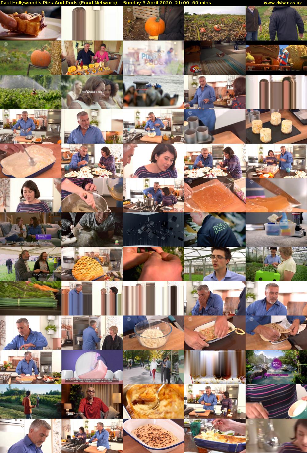 Paul Hollywood's Pies And Puds (Food Network) Sunday 5 April 2020 21:00 - 22:00
