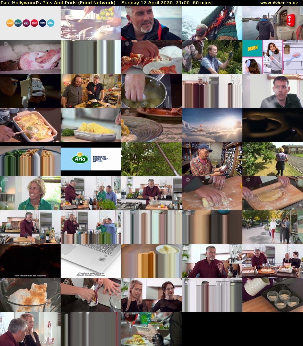 Paul Hollywood's Pies And Puds (Food Network) Sunday 12 April 2020 21:00 - 22:00