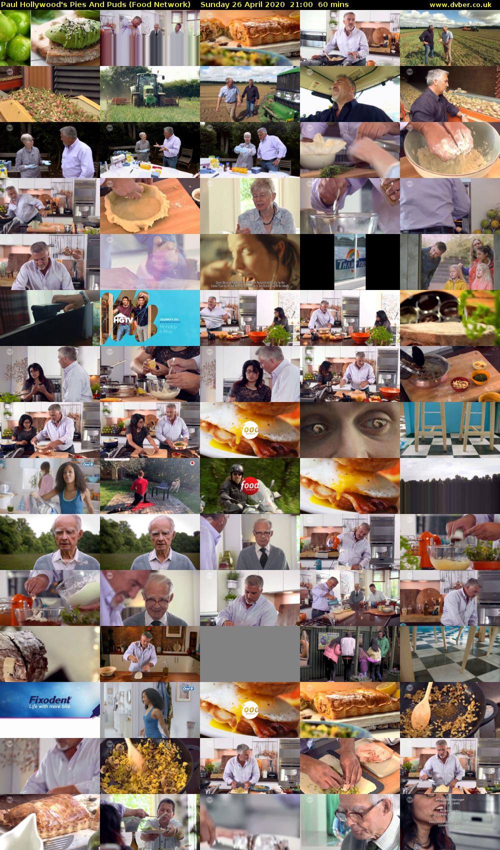 Paul Hollywood's Pies And Puds (Food Network) Sunday 26 April 2020 21:00 - 22:00