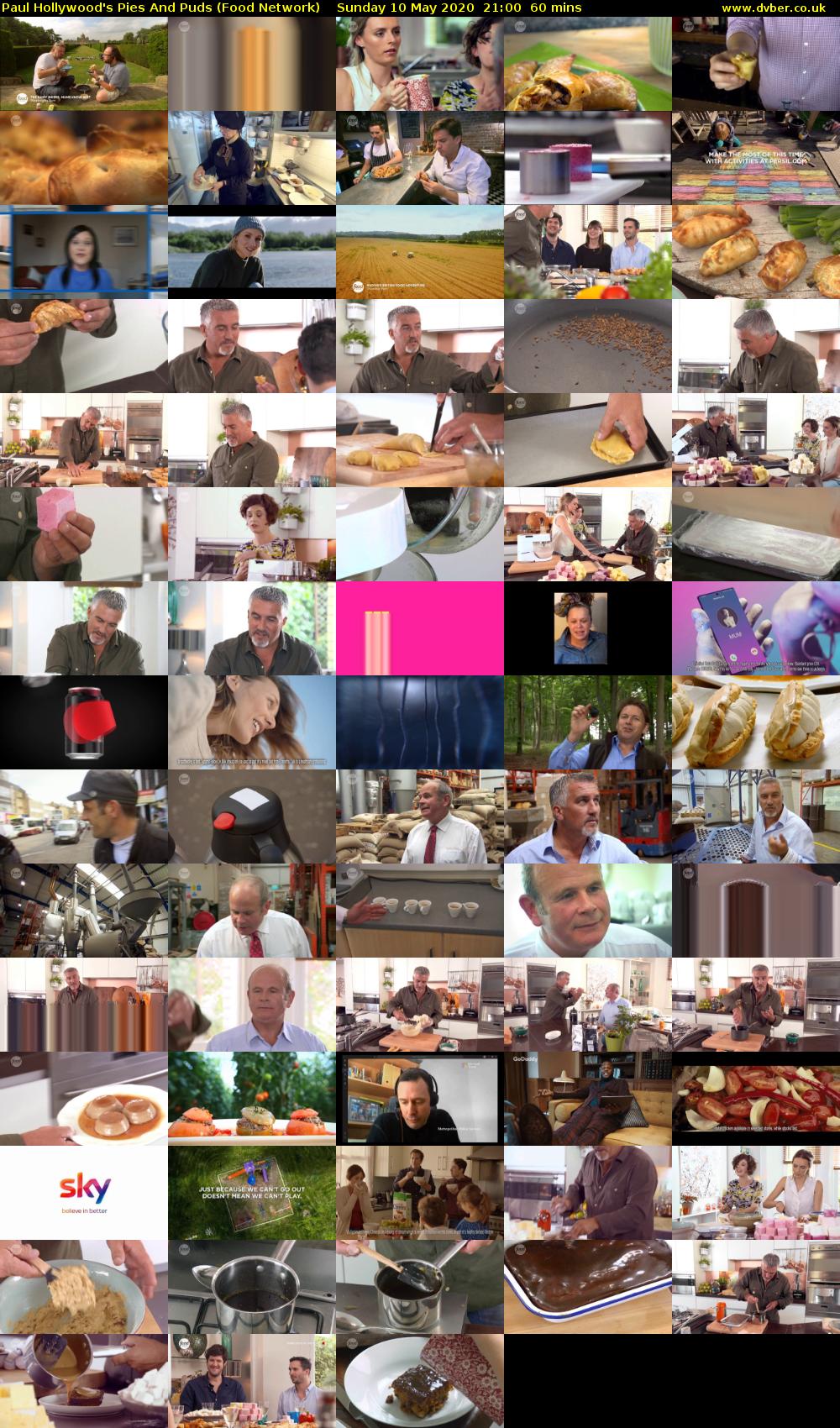 Paul Hollywood's Pies And Puds (Food Network) Sunday 10 May 2020 21:00 - 22:00