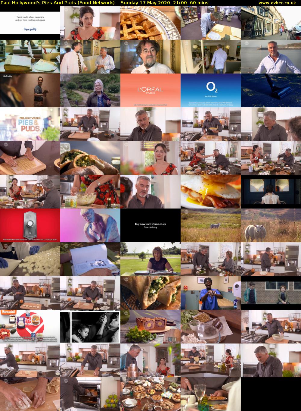 Paul Hollywood's Pies And Puds (Food Network) Sunday 17 May 2020 21:00 - 22:00