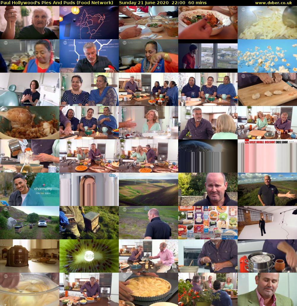 Paul Hollywood's Pies And Puds (Food Network) Sunday 21 June 2020 22:00 - 23:00