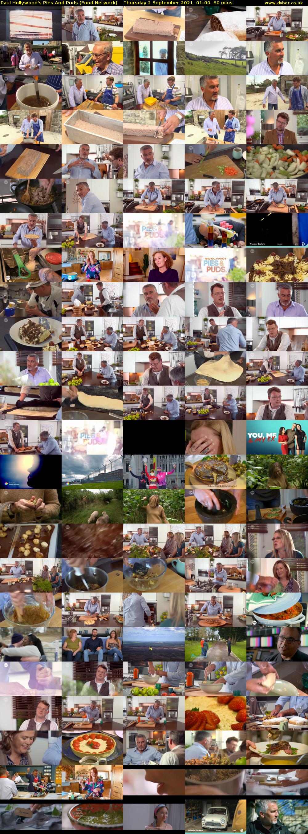 Paul Hollywood's Pies And Puds (Food Network) Thursday 2 September 2021 02:00 - 03:00