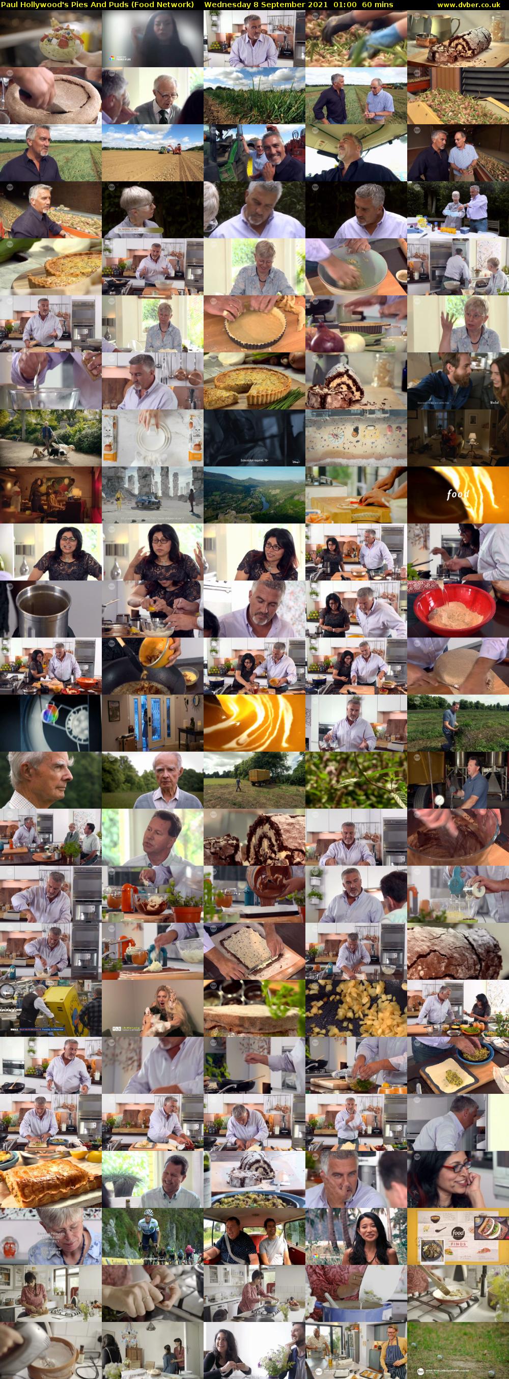 Paul Hollywood's Pies And Puds (Food Network) Wednesday 8 September 2021 02:00 - 03:00