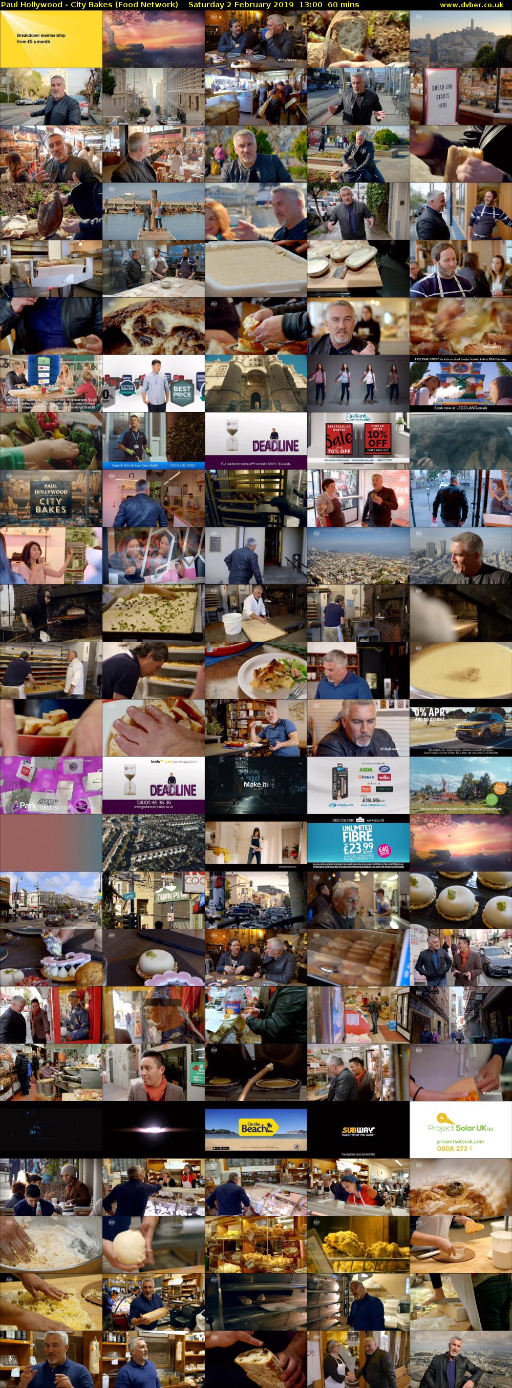 Paul Hollywood - City Bakes (Food Network) Saturday 2 February 2019 13:00 - 14:00