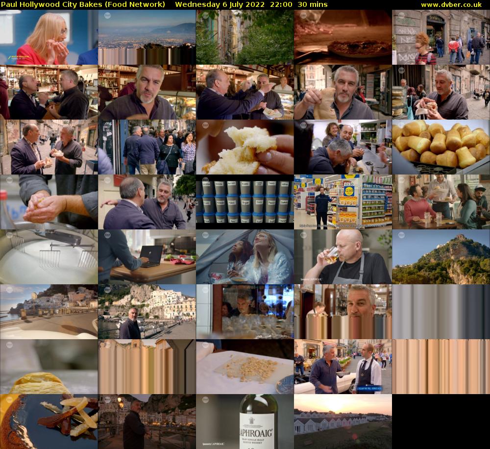 Paul Hollywood City Bakes (Food Network) Wednesday 6 July 2022 22:00 - 22:30
