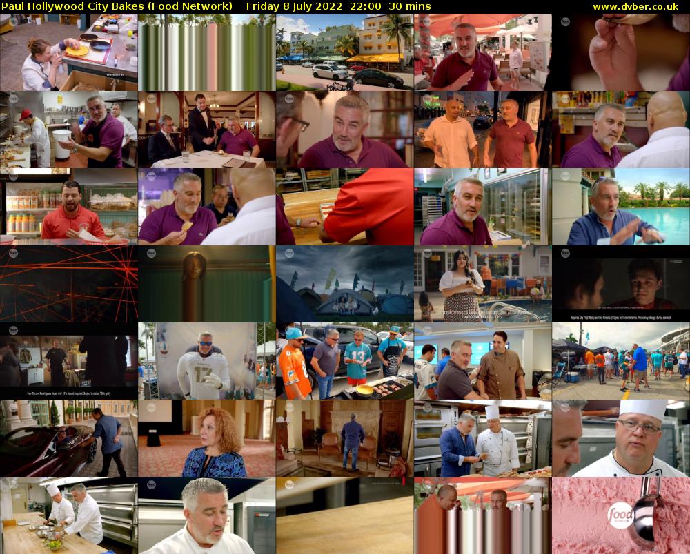 Paul Hollywood City Bakes (Food Network) Friday 8 July 2022 22:00 - 22:30