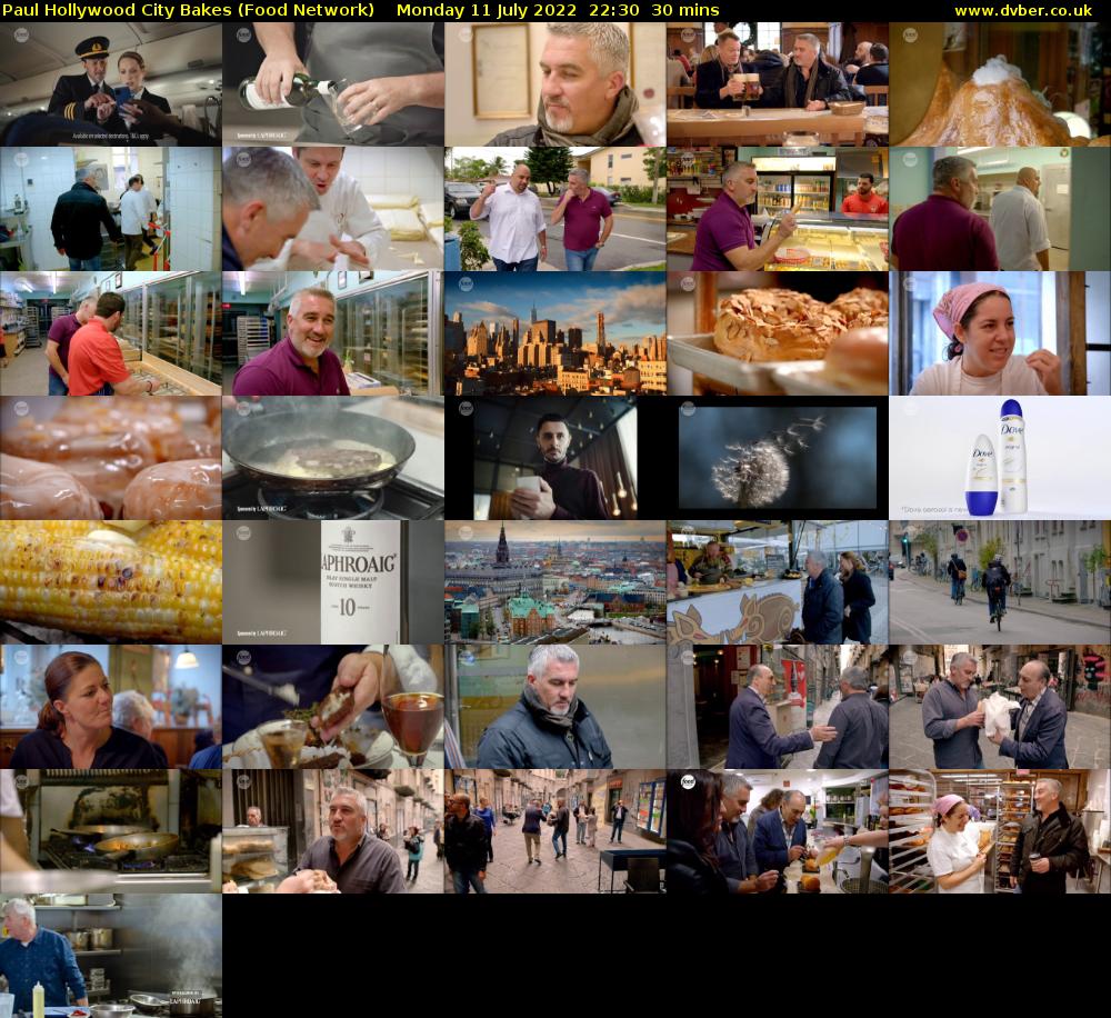 Paul Hollywood City Bakes (Food Network) Monday 11 July 2022 22:30 - 23:00