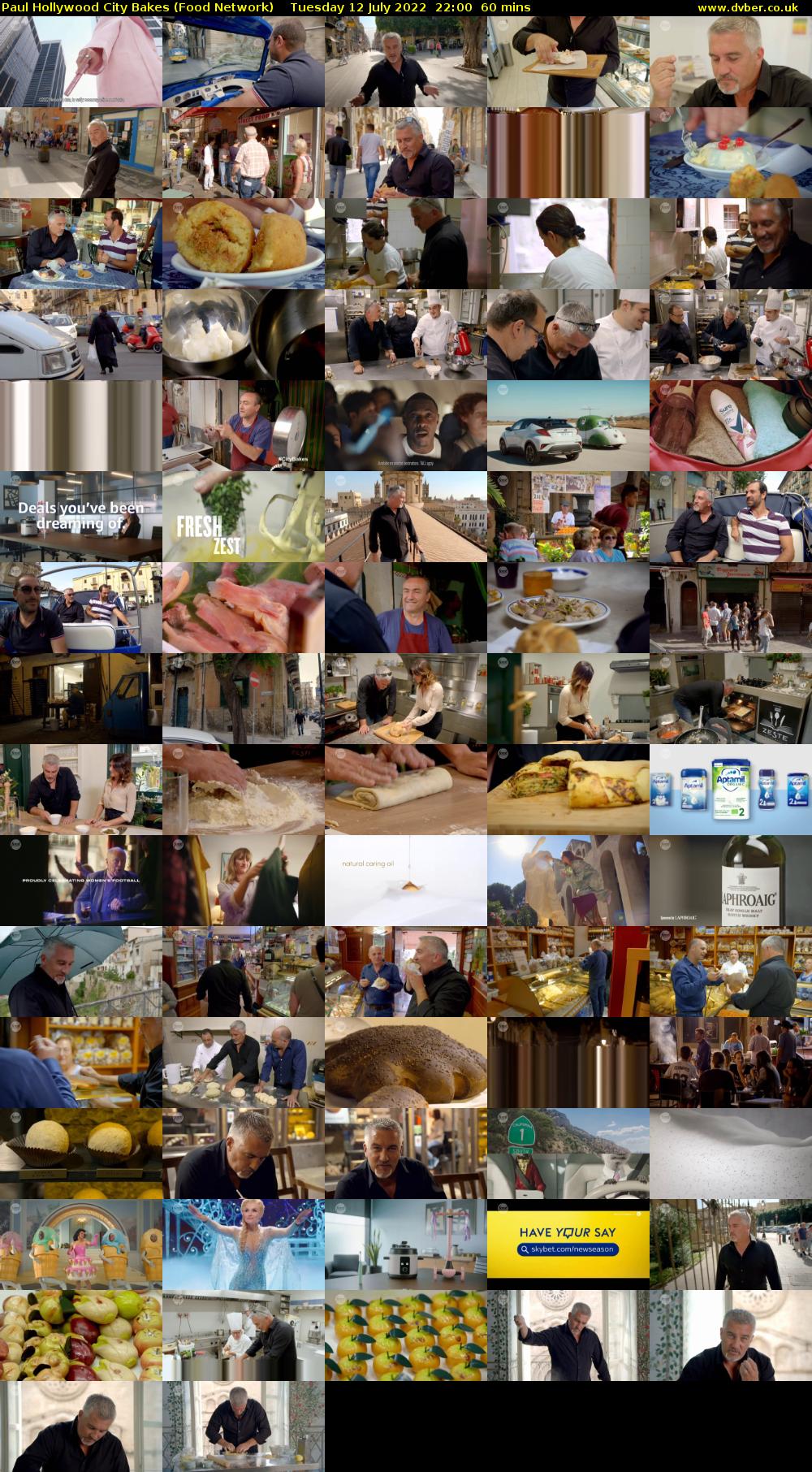 Paul Hollywood City Bakes (Food Network) Tuesday 12 July 2022 22:00 - 23:00