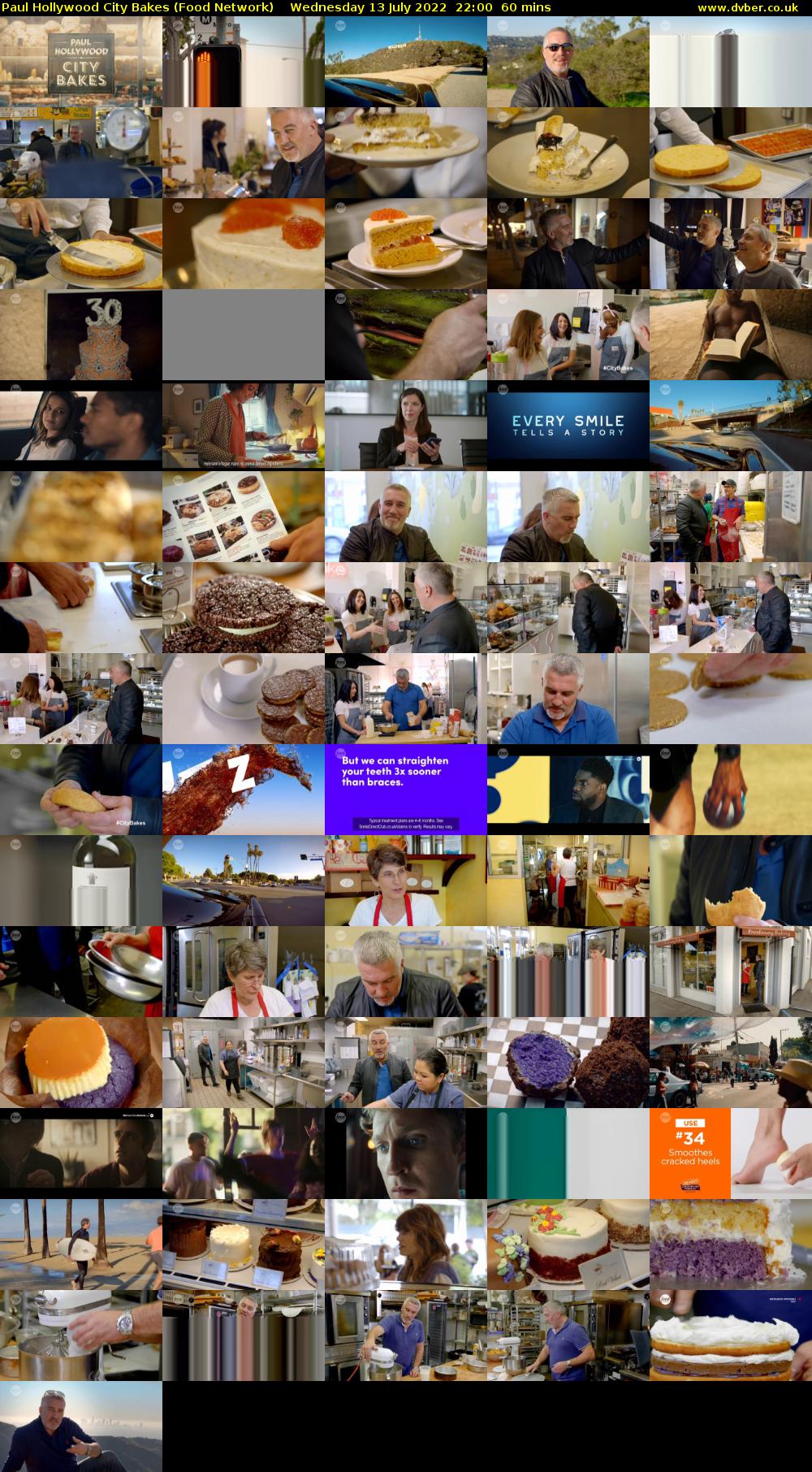 Paul Hollywood City Bakes (Food Network) Wednesday 13 July 2022 22:00 - 23:00