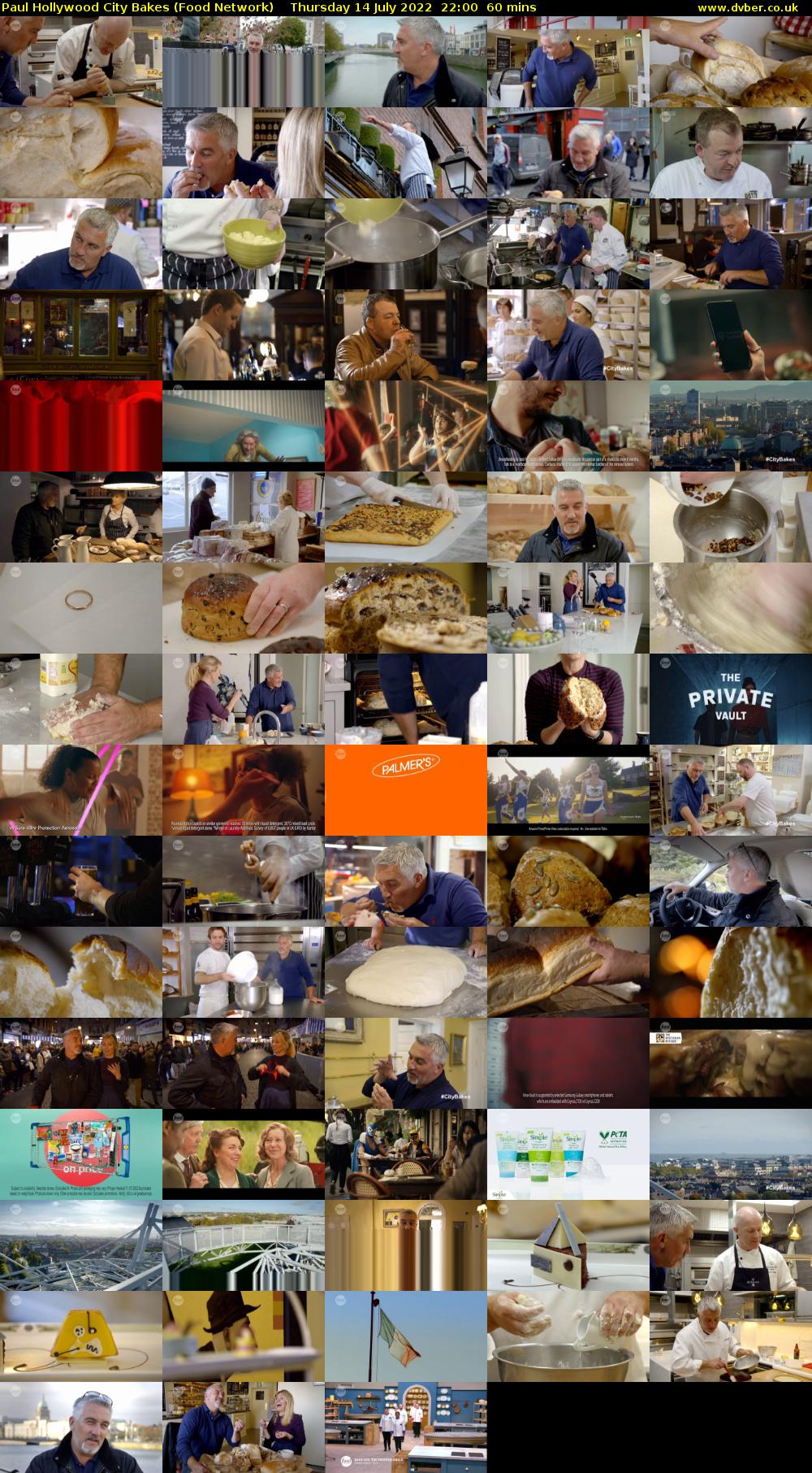 Paul Hollywood City Bakes (Food Network) Thursday 14 July 2022 22:00 - 23:00
