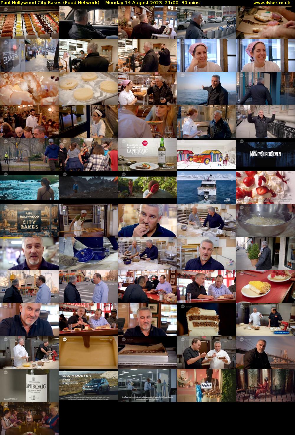 Paul Hollywood City Bakes (Food Network) Monday 14 August 2023 21:00 - 21:30