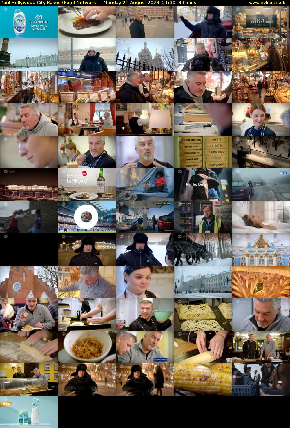 Paul Hollywood City Bakes (Food Network) Monday 21 August 2023 21:30 - 22:00