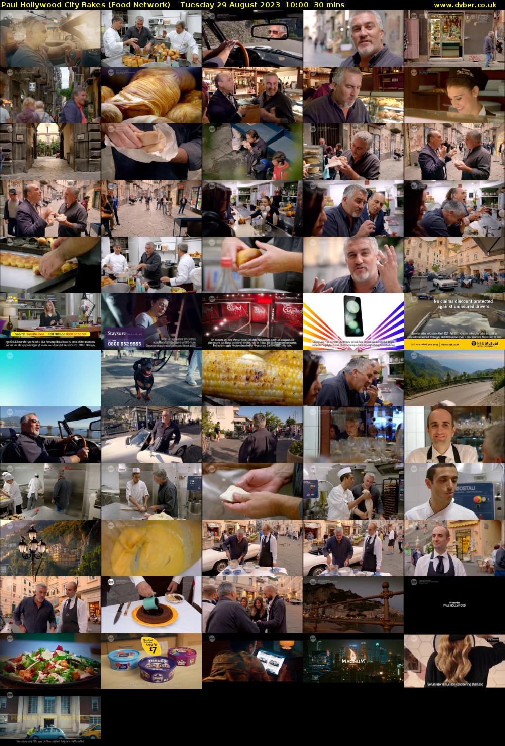 Paul Hollywood City Bakes (Food Network) Tuesday 29 August 2023 10:00 - 10:30
