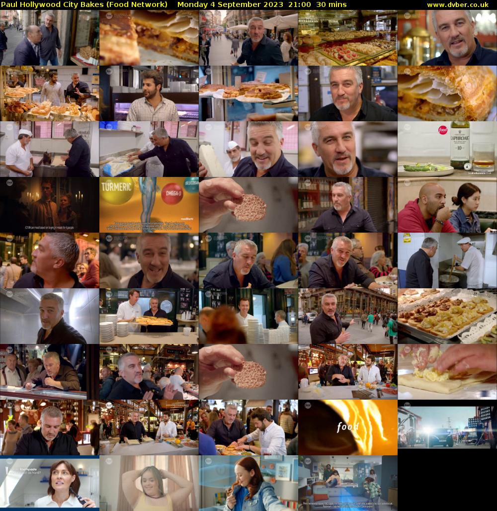 Paul Hollywood City Bakes (Food Network) Monday 4 September 2023 21:00 - 21:30