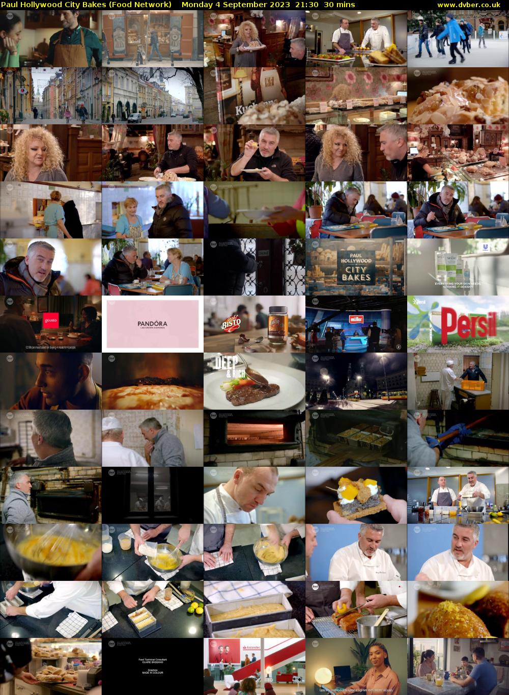 Paul Hollywood City Bakes (Food Network) Monday 4 September 2023 21:30 - 22:00
