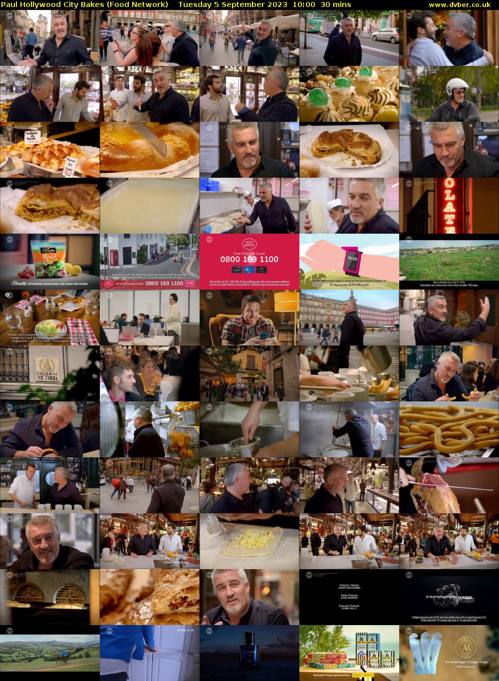 Paul Hollywood City Bakes (Food Network) Tuesday 5 September 2023 10:00 - 10:30