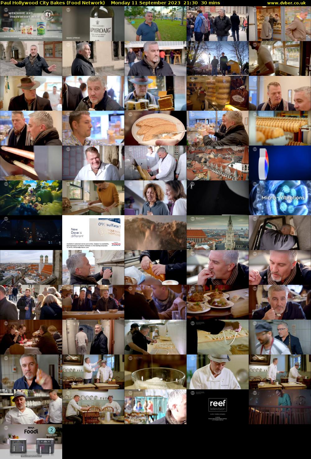 Paul Hollywood City Bakes (Food Network) Monday 11 September 2023 21:30 - 22:00