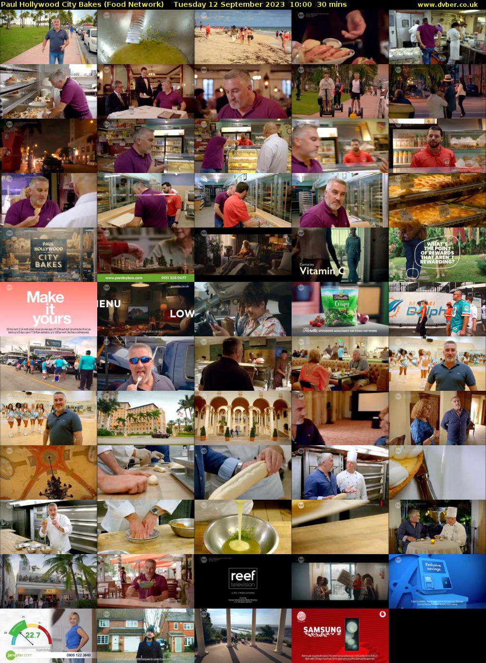 Paul Hollywood City Bakes (Food Network) Tuesday 12 September 2023 10:00 - 10:30