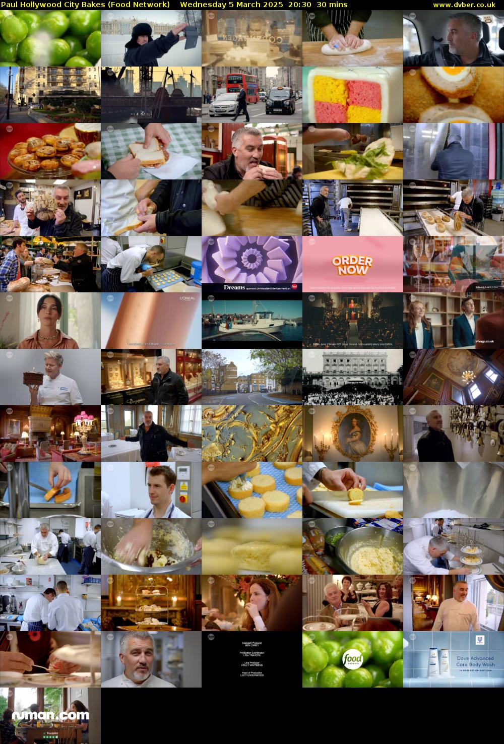 Paul Hollywood City Bakes (Food Network) Wednesday 5 March 2025 20:30 - 21:00