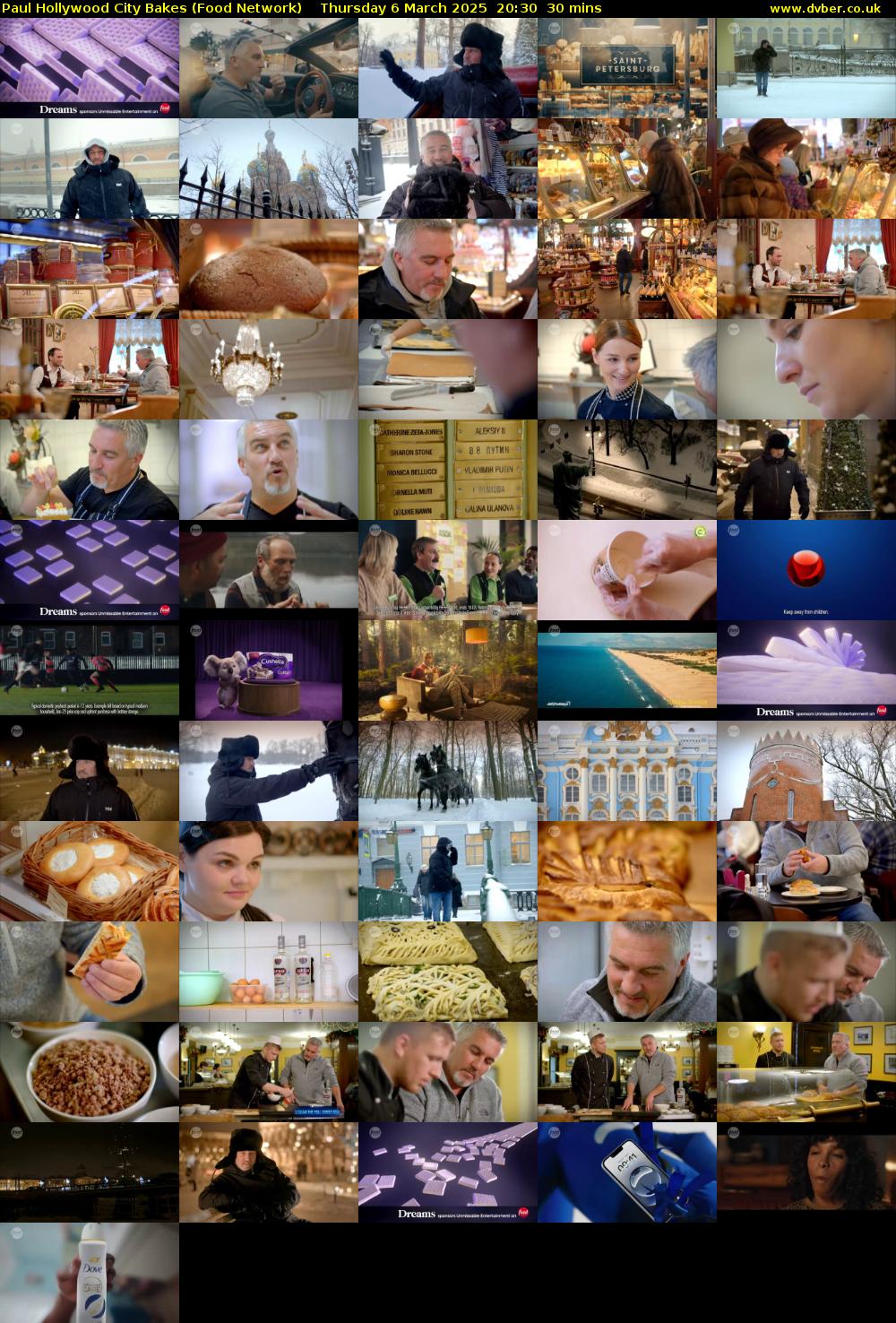 Paul Hollywood City Bakes (Food Network) Thursday 6 March 2025 20:30 - 21:00
