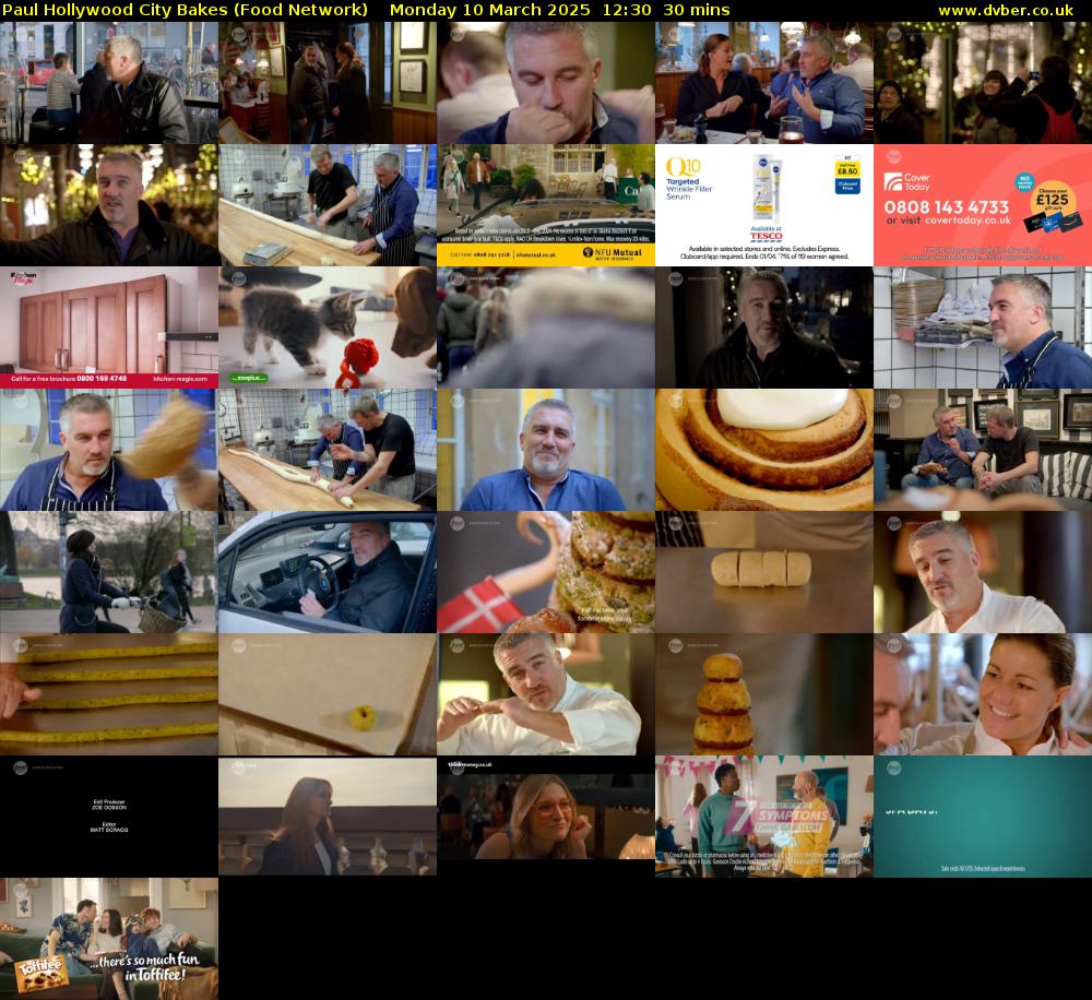 Paul Hollywood City Bakes (Food Network) Monday 10 March 2025 12:30 - 13:00