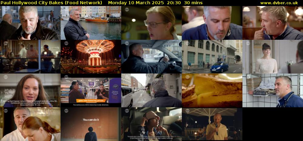 Paul Hollywood City Bakes (Food Network) Monday 10 March 2025 20:30 - 21:00