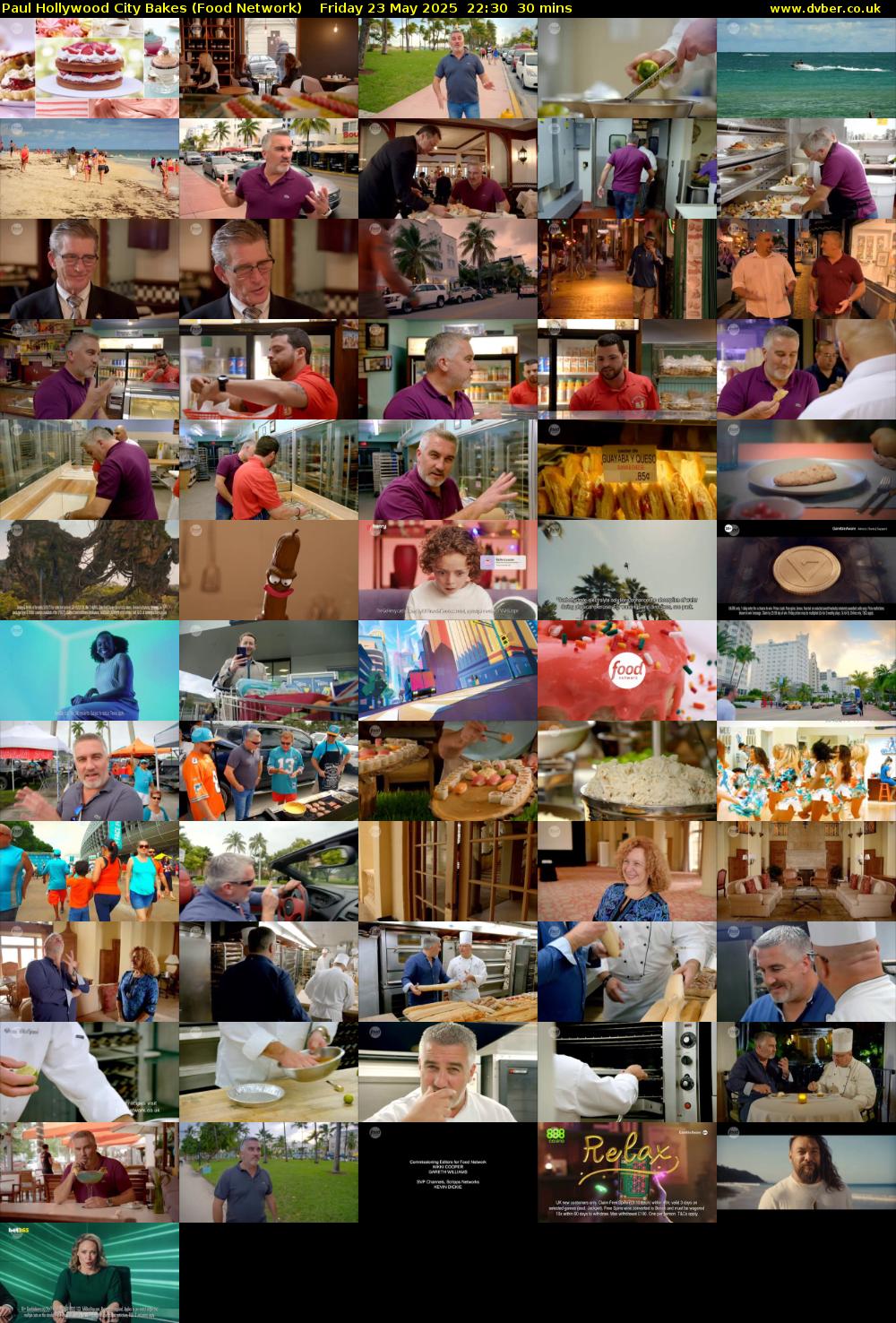 Paul Hollywood City Bakes (Food Network) Friday 23 May 2025 22:30 - 23:00