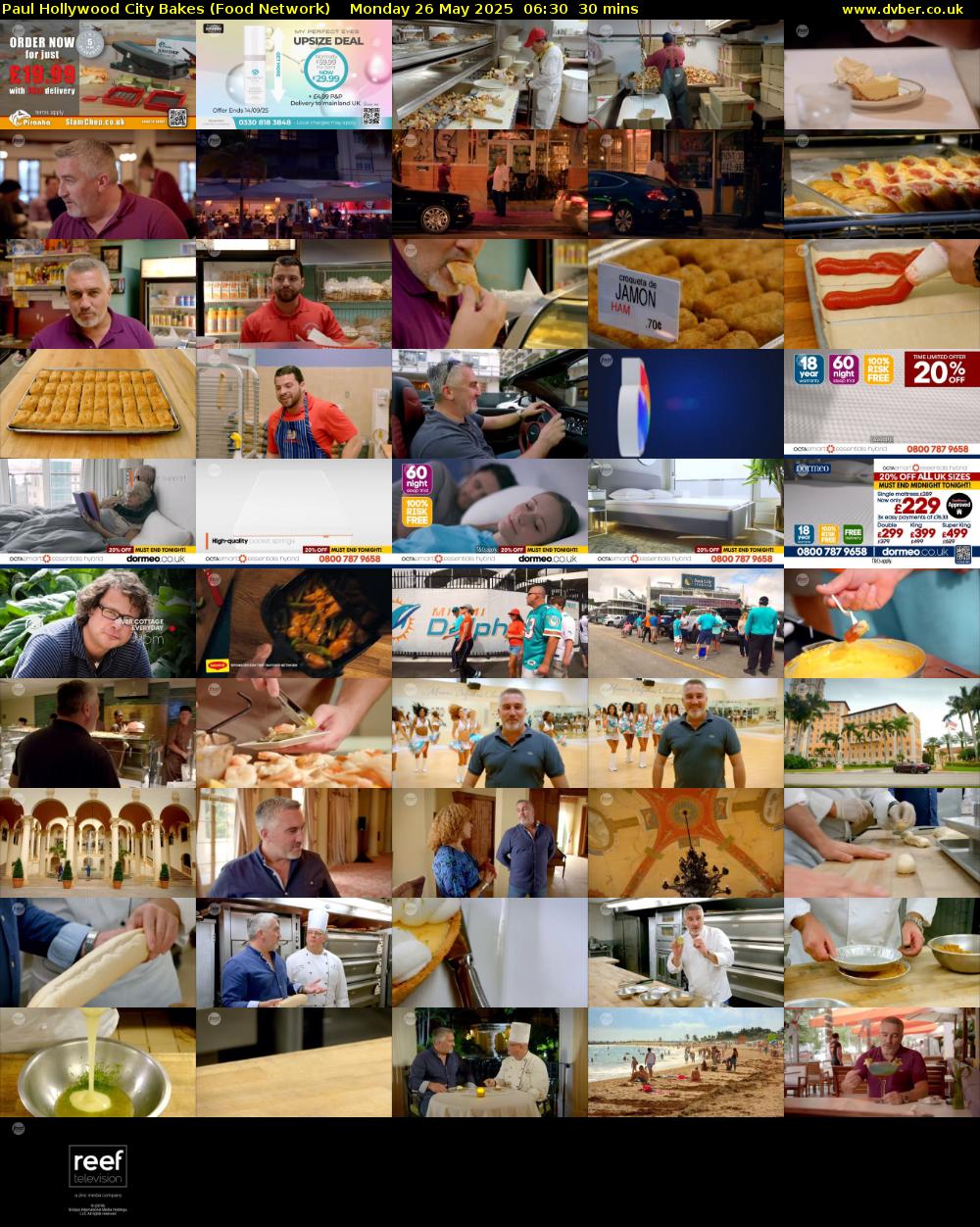 Paul Hollywood City Bakes (Food Network) Monday 26 May 2025 06:30 - 07:00