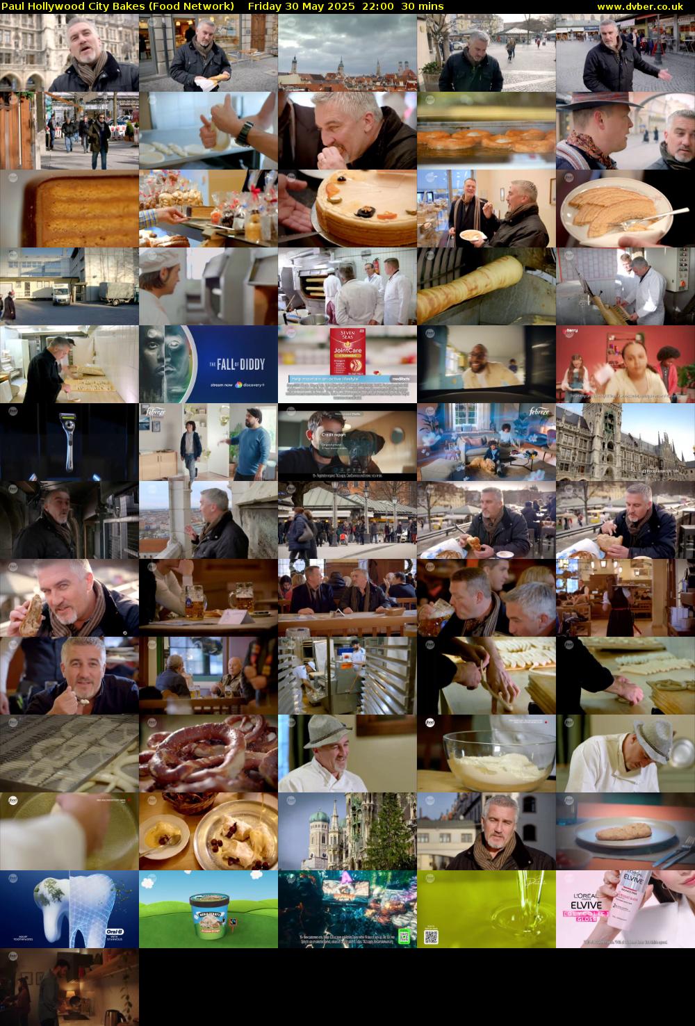 Paul Hollywood City Bakes (Food Network) Friday 30 May 2025 22:00 - 22:30