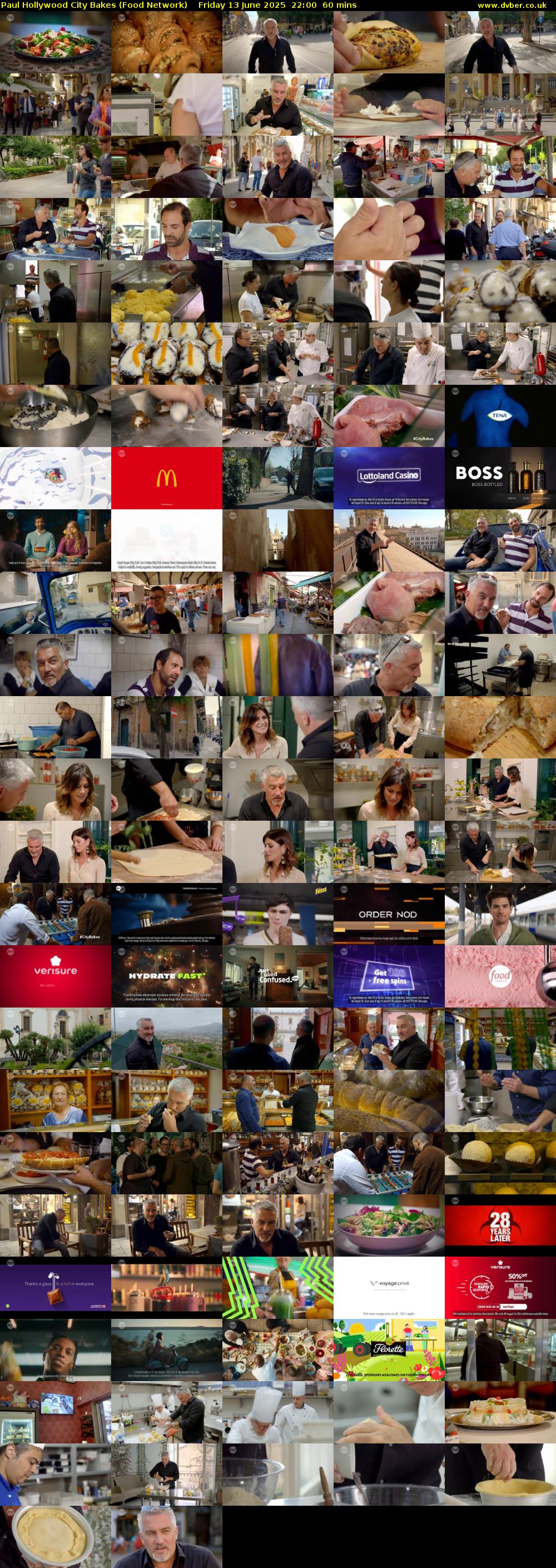 Paul Hollywood City Bakes (Food Network) Friday 13 June 2025 22:00 - 23:00