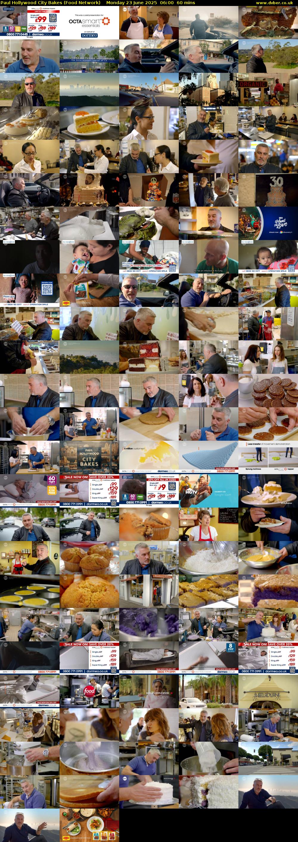 Paul Hollywood City Bakes (Food Network) Monday 23 June 2025 06:00 - 07:00