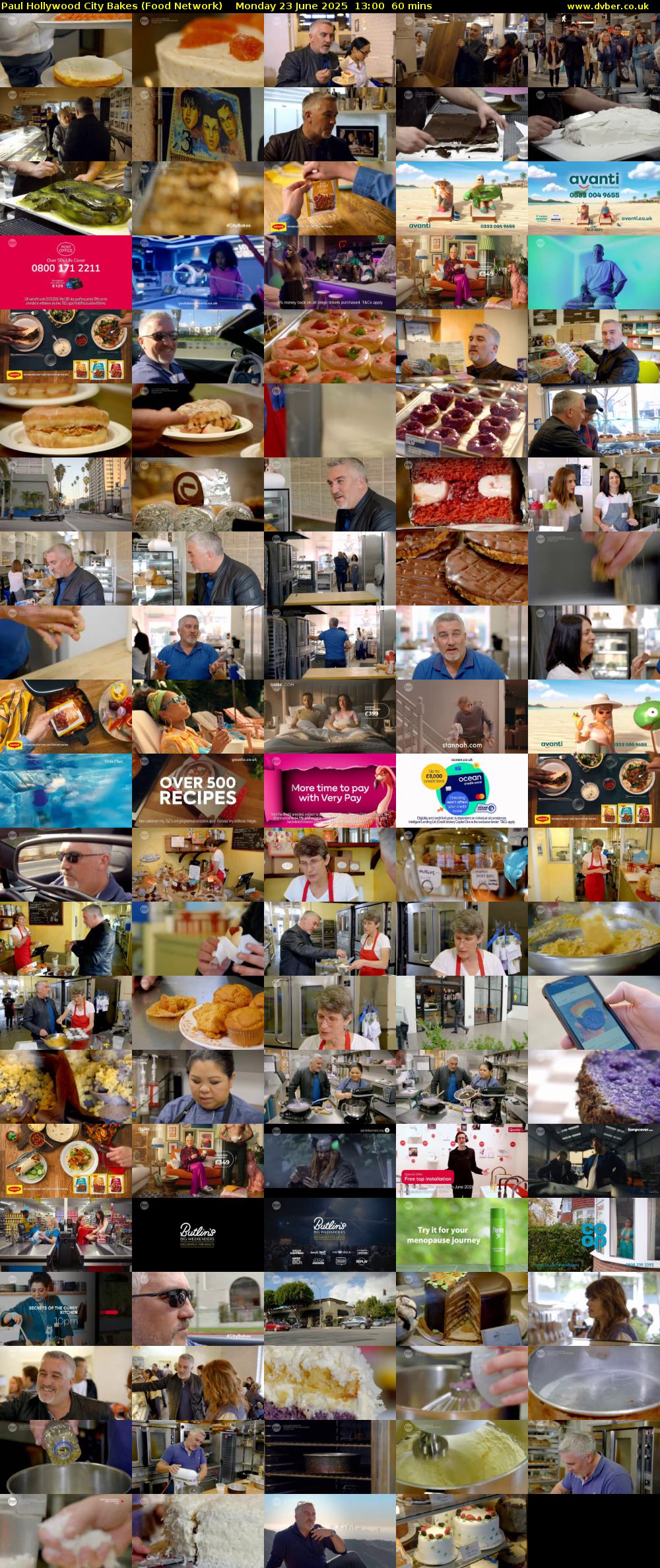 Paul Hollywood City Bakes (Food Network) Monday 23 June 2025 13:00 - 14:00