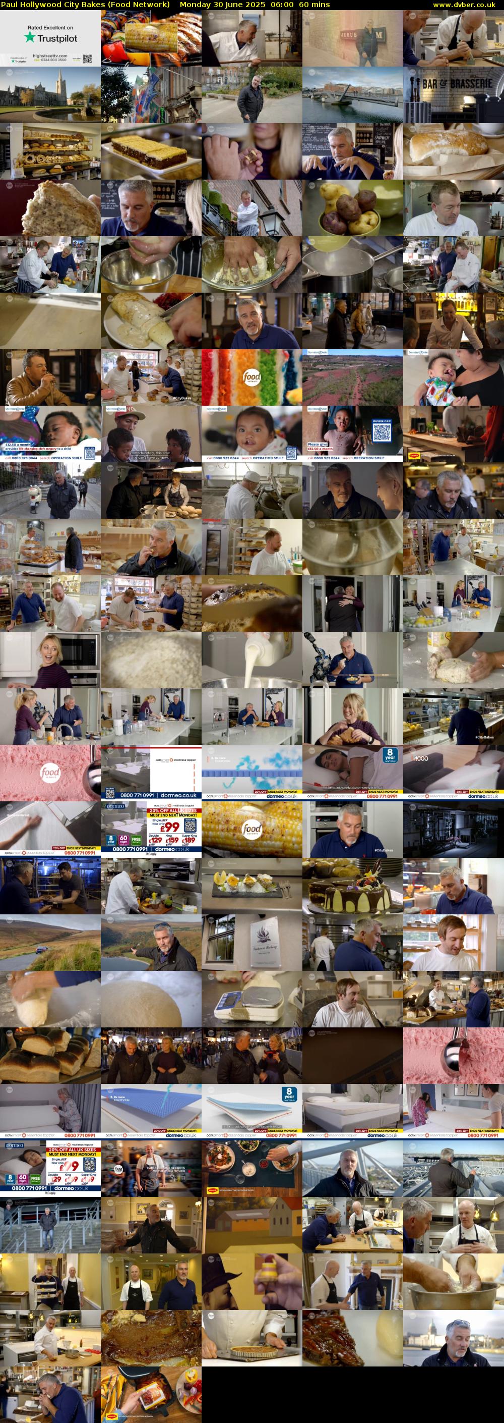 Paul Hollywood City Bakes (Food Network) Monday 30 June 2025 06:00 - 07:00