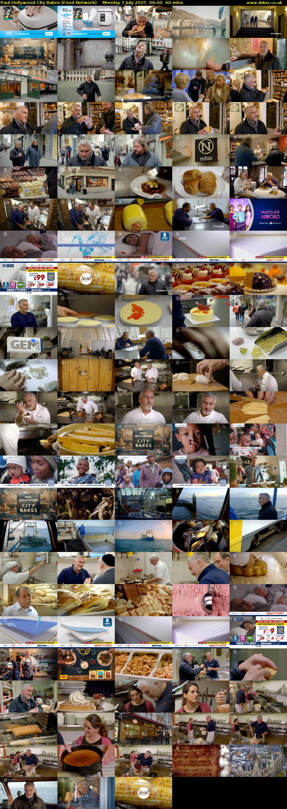 Paul Hollywood City Bakes (Food Network) Monday 7 July 2025 06:00 - 07:00