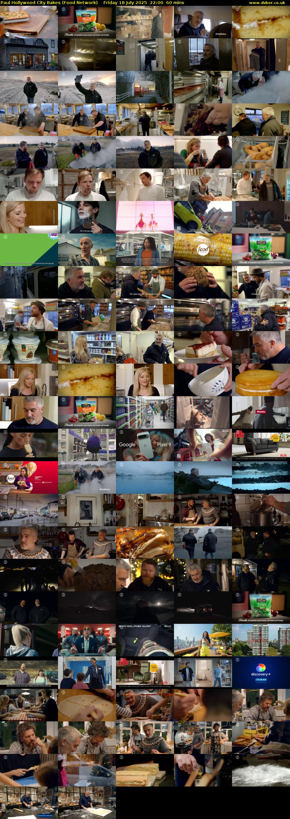 Paul Hollywood City Bakes (Food Network) Friday 18 July 2025 22:00 - 23:00