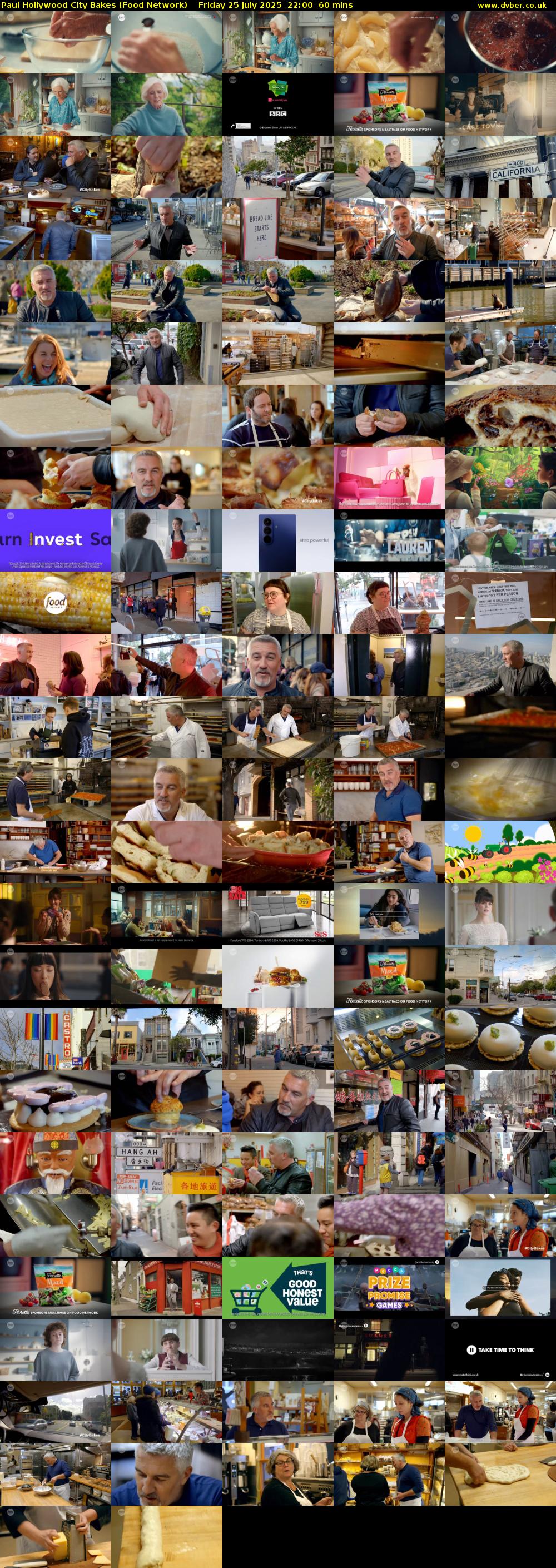 Paul Hollywood City Bakes (Food Network) Friday 25 July 2025 22:00 - 23:00