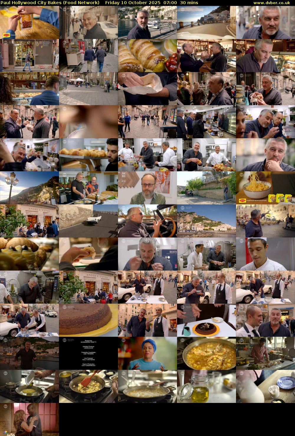 Paul Hollywood City Bakes (Food Network) Friday 10 October 2025 07:00 - 07:30