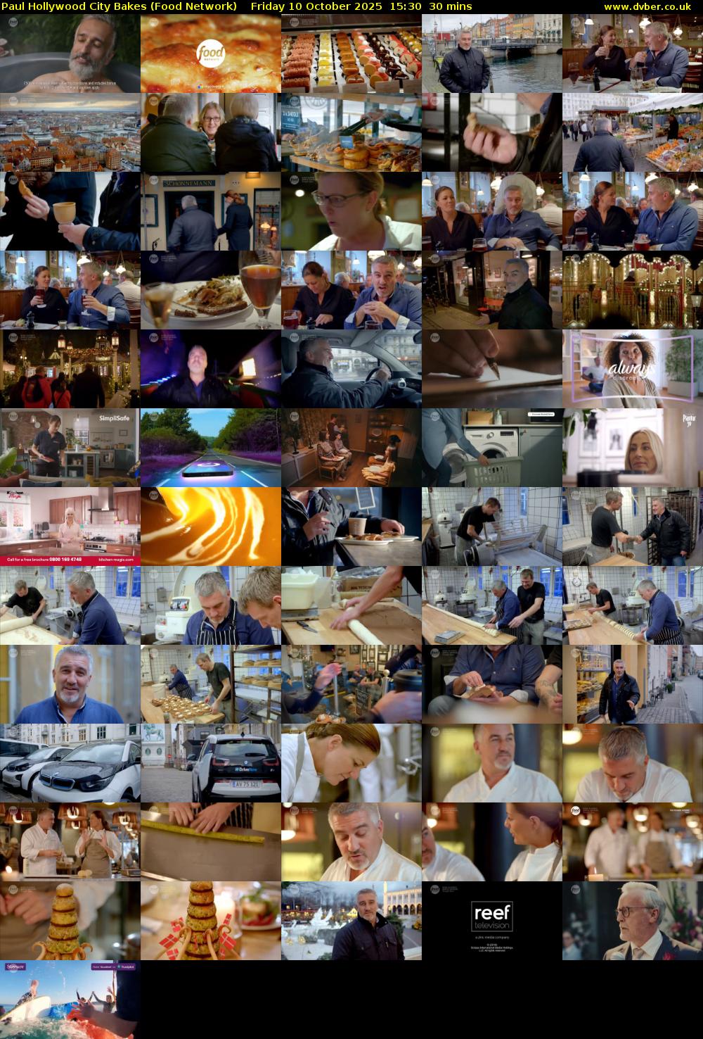 Paul Hollywood City Bakes (Food Network) Friday 10 October 2025 15:30 - 16:00