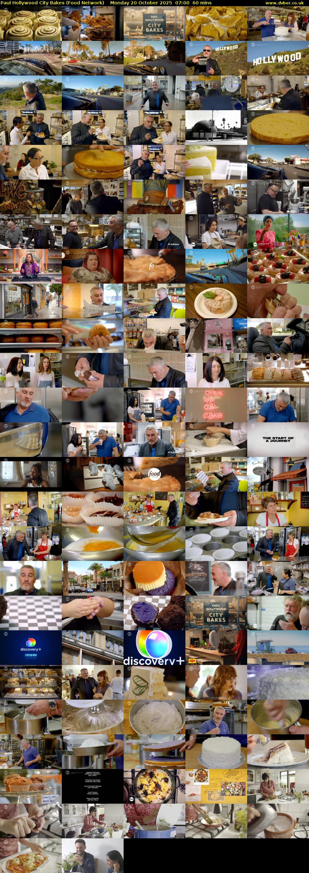 Paul Hollywood City Bakes (Food Network) Monday 20 October 2025 07:00 - 08:00