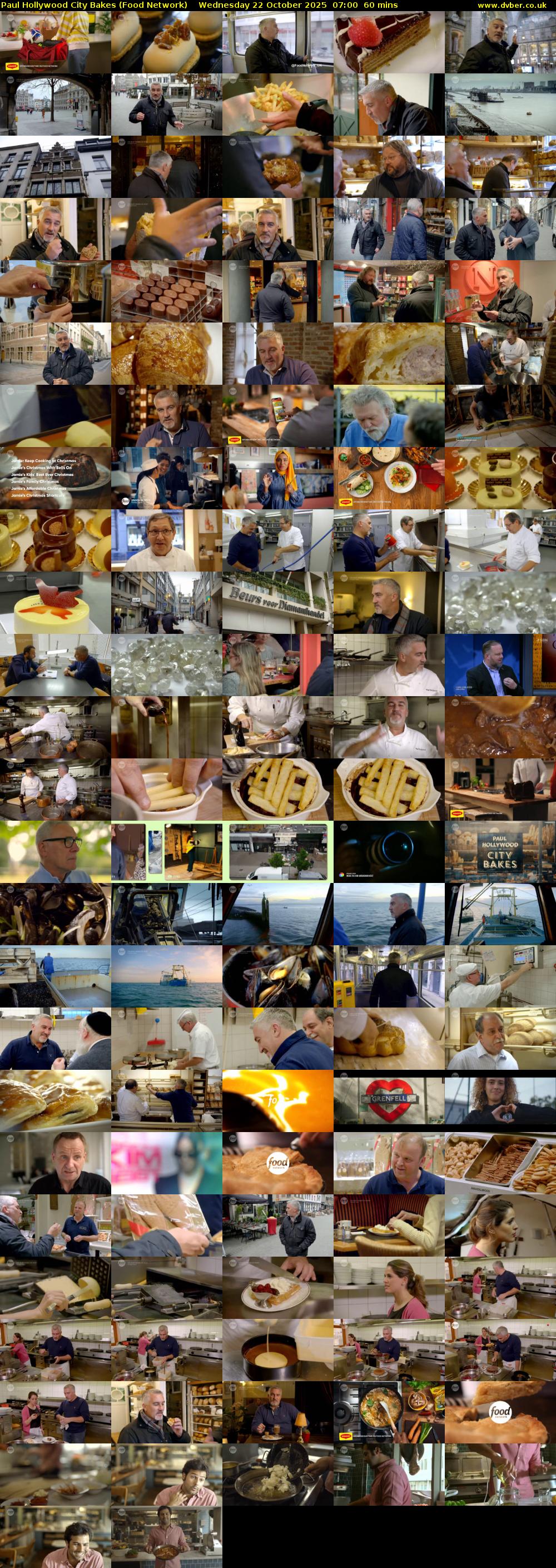 Paul Hollywood City Bakes (Food Network) Wednesday 22 October 2025 07:00 - 08:00