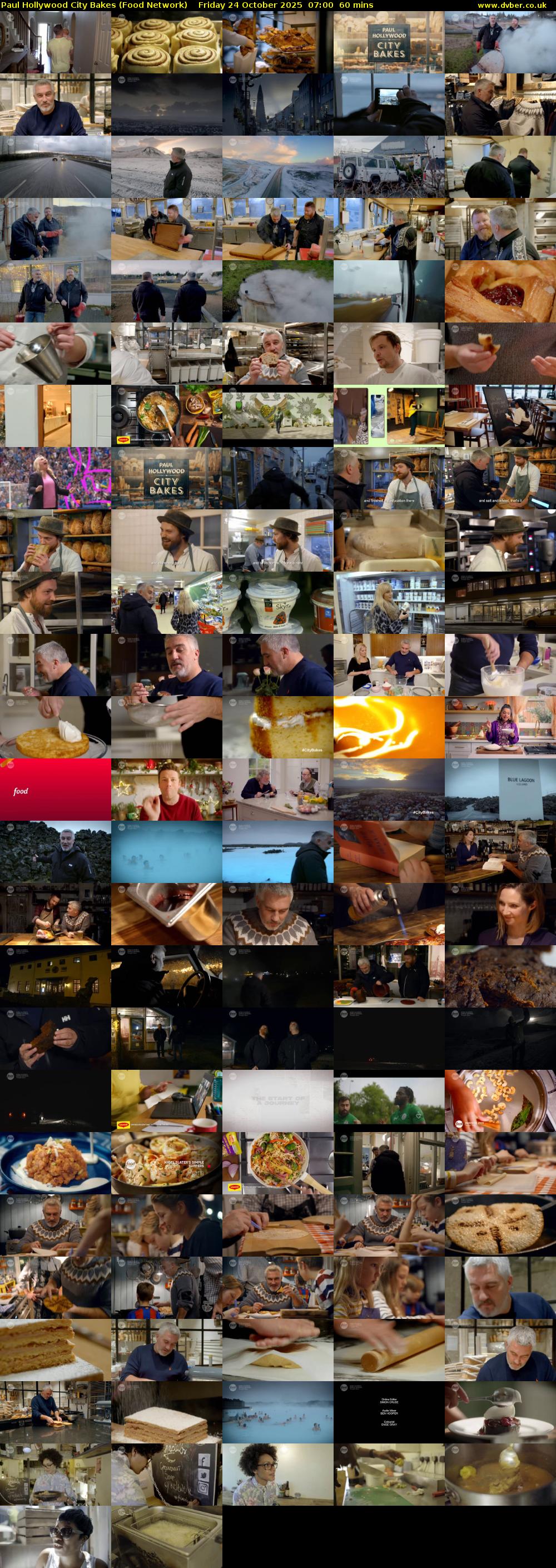 Paul Hollywood City Bakes (Food Network) Friday 24 October 2025 07:00 - 08:00