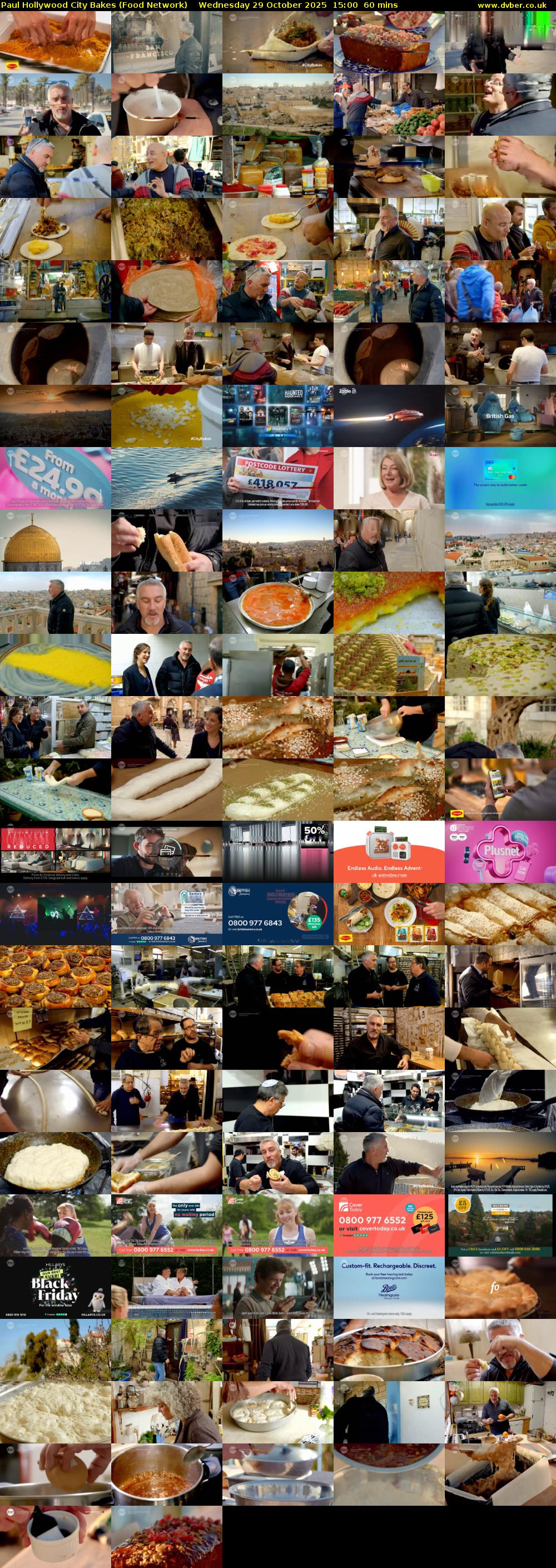 Paul Hollywood City Bakes (Food Network) Wednesday 29 October 2025 15:00 - 16:00