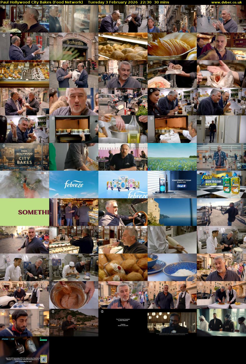 Paul Hollywood City Bakes (Food Network) Tuesday 3 February 2026 22:30 - 23:00