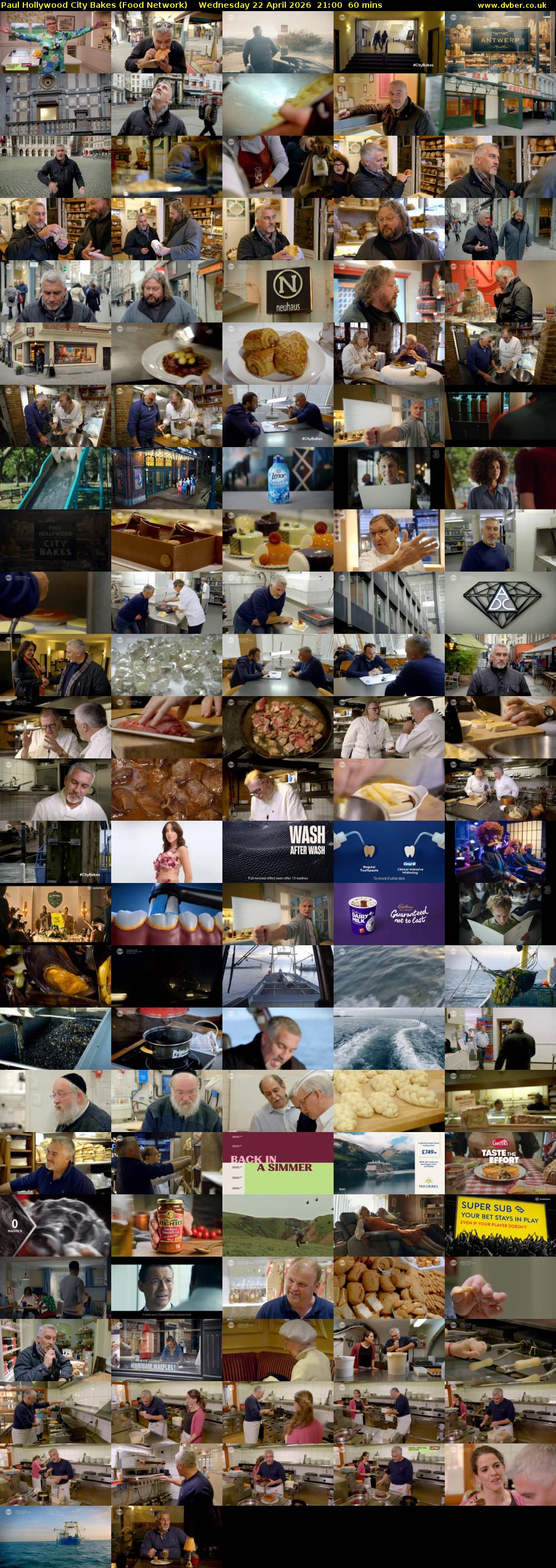 Paul Hollywood City Bakes (Food Network) Wednesday 22 April 2026 21:00 - 22:00