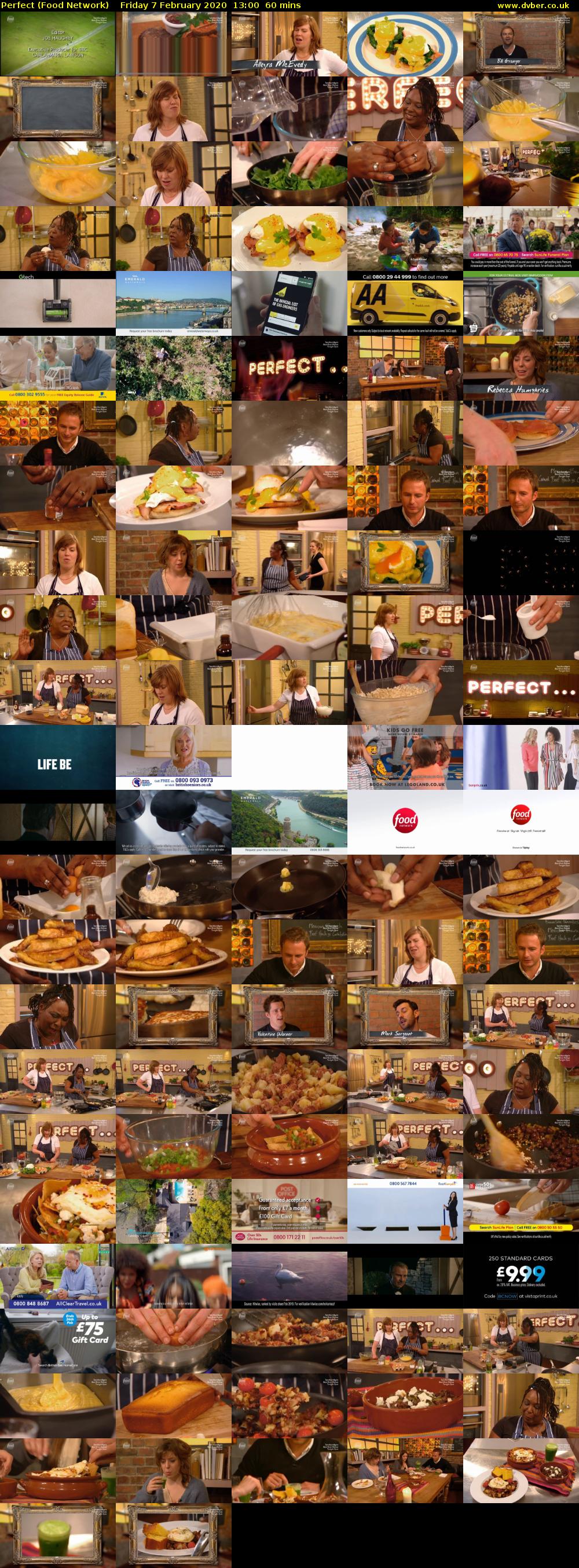 Perfect (Food Network) Friday 7 February 2020 13:00 - 14:00