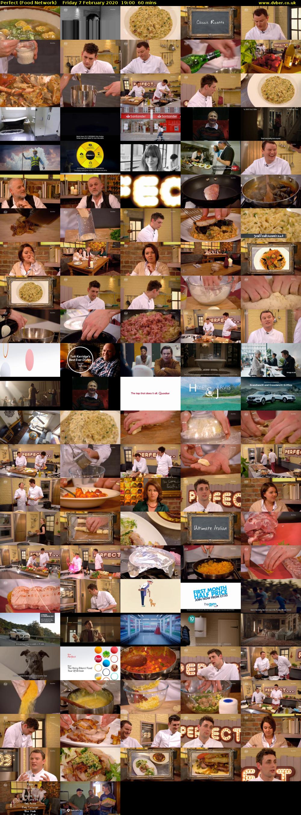 Perfect (Food Network) Friday 7 February 2020 19:00 - 20:00
