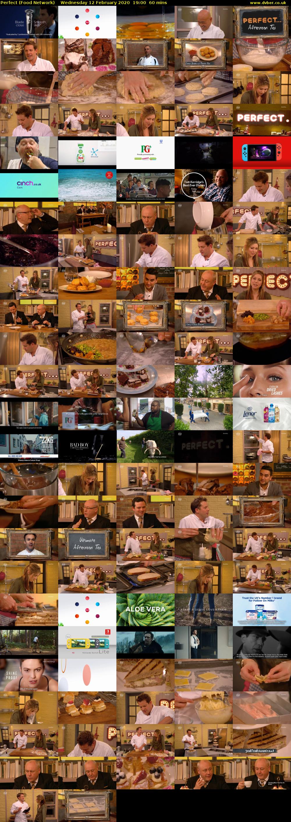 Perfect (Food Network) Wednesday 12 February 2020 19:00 - 20:00